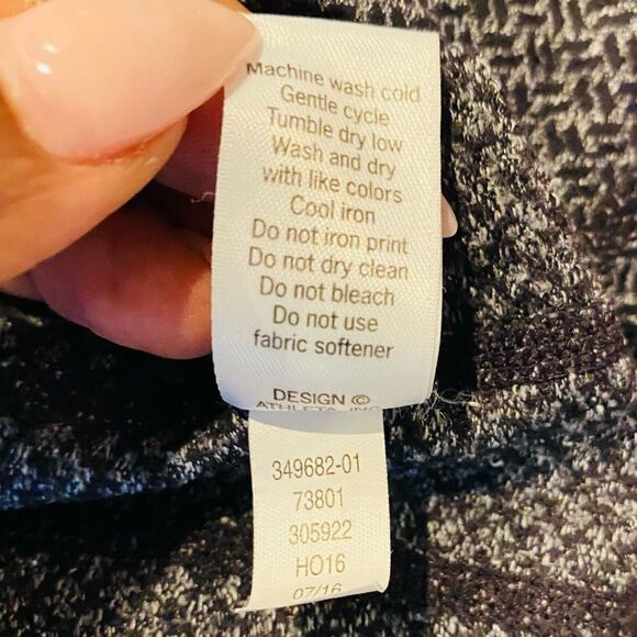 Athleta Herringbone Criss Cross Power Up 7/8 Leggings Size XS - Picture 7 of 8